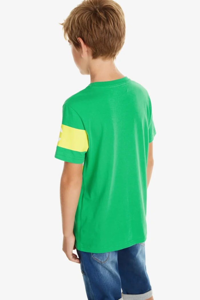 Desigual zöld fiú póló Joseba 19SBTK31 4062