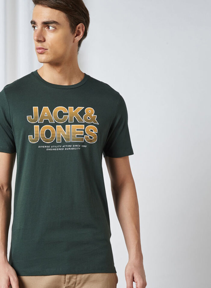 Jack & Jones póló 12192633 DarkestSpruce