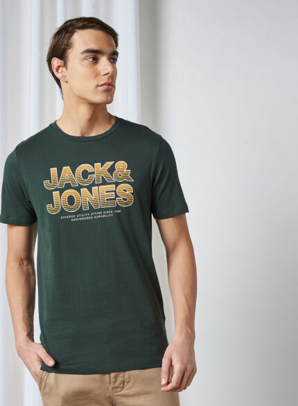 Jack & Jones póló 12192633 DarkestSpruce