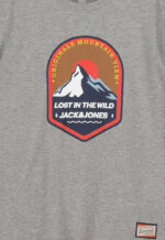 Jack & Jones póló 12185361 LightGreyMelange