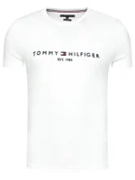 Tommy Hilfiger Póló Core Logo Tee MW0MW11465 Fehér Regular Fit