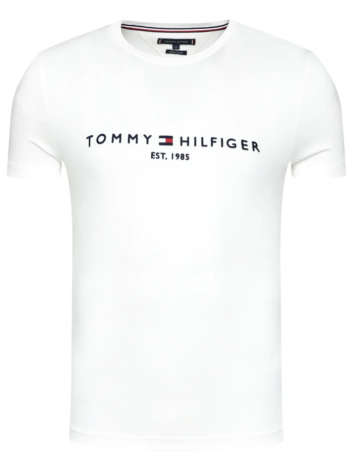 Tommy Hilfiger Póló Core Logo Tee MW0MW11465 Fehér Regular Fit