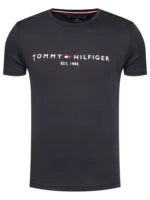 Tommy Hilfiger Póló Core Logo Tee MW0MW11465 Sötétkék Regular Fit